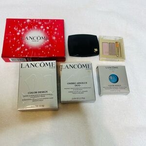 Lancome Eyeshadow Collection - Red, Black, Silver, Gold